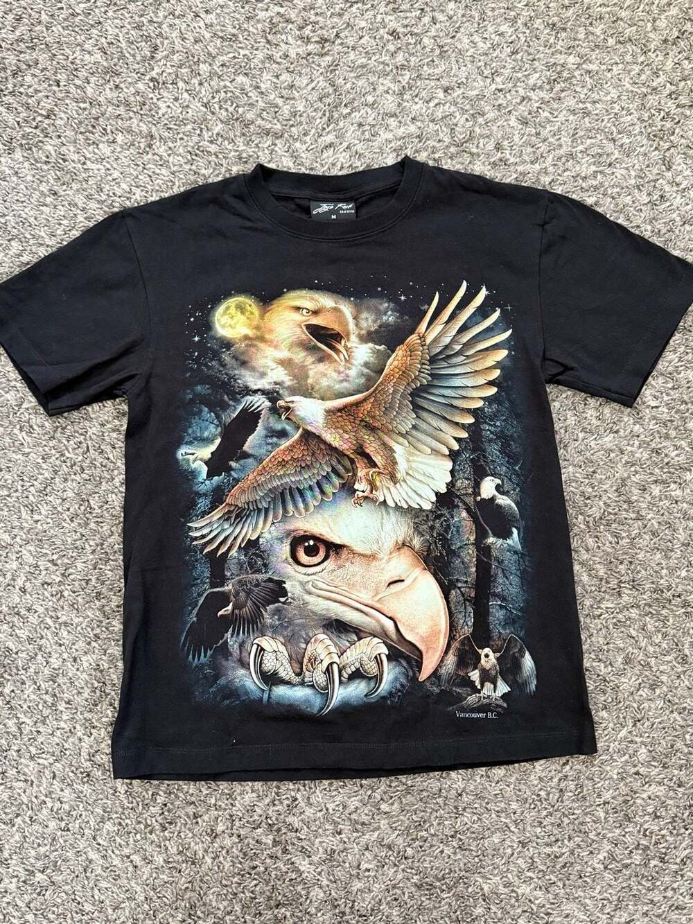 Jay's Rock Bald Eagle Wildlife Graphic T-Shirt